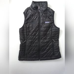 Patagonia Nano Black Quilted Puffer Vest Lightweight Packable